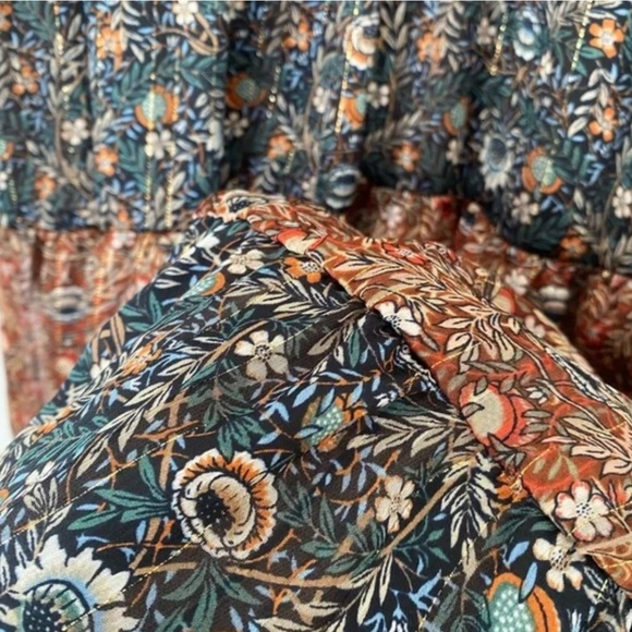 Boho floral dress flowy hippie - Picture 2 of 6